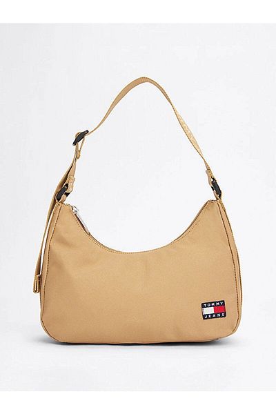 Tommy Hilfiger Women's Tjw Ess Daily Beige Shoulder Bag