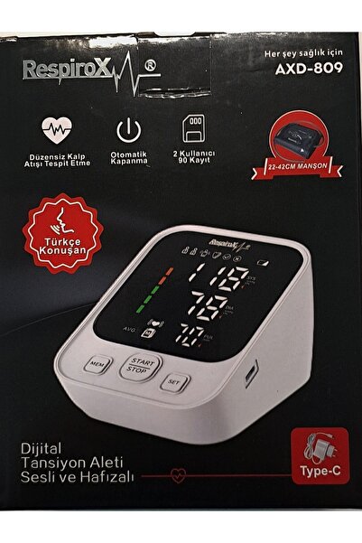 Respirox Axd809 Koldan Ölçer Konuşan Tansiyon Aleti
