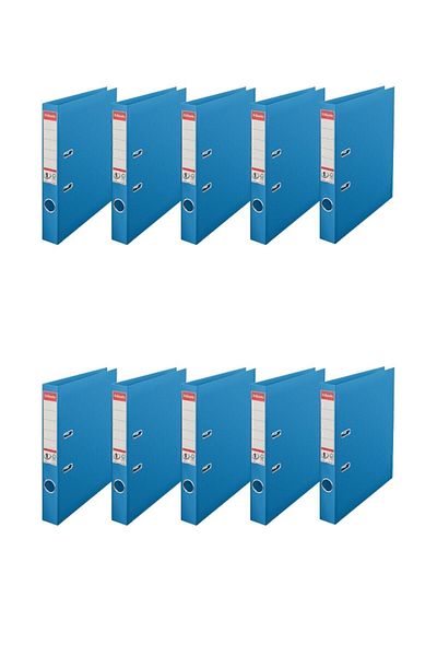 Esselte Folder îngust din plastic (9945) Albastru Pachet 10
