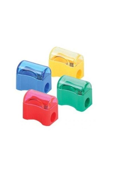 TRİX Mini Lid Pencil Sharpener 4-Pack