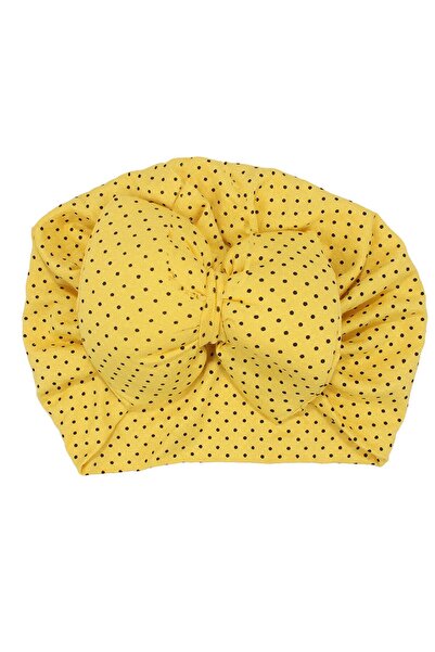 bebegen طفلة صفراء سوداء صغيرة منقط بونيه القطن الممشط