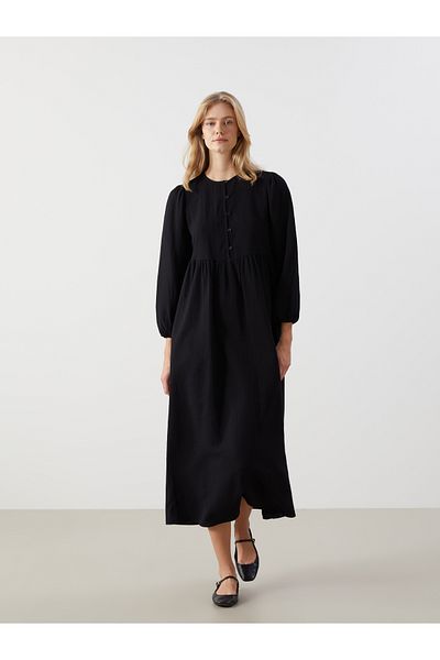 LC Waikiki Damenkleid mit Rundhalsausschnitt