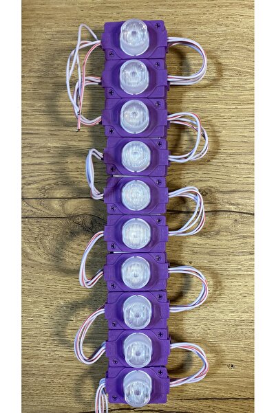 KaraköyOnline 12v Modülled 1.5w Tekli Dar Açı Mor 10’lu
