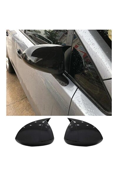 BoostZone Opel Corsa D 2006-2014 Uyumlu Batman Yarasa Ayna Kapağı Piano Black Abs