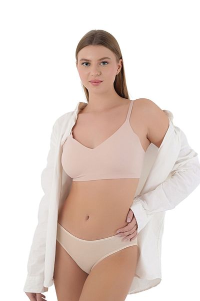 CNT Chiloți de bikini zilnici pentru femei, din bumbac pieptănat, țesătură flexibilă, în pachet premium