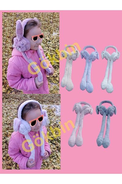 Gökbin Winter Plush Pumping Moving Sound Rabbit Earmuffs Gift Beanie Hat 1Pc
