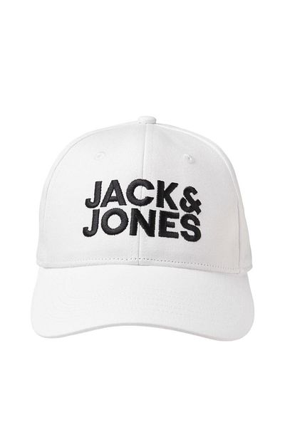 Jack & Jones Jack&jones Jacgall Baseball Cap Noos 12254296 Beyaz