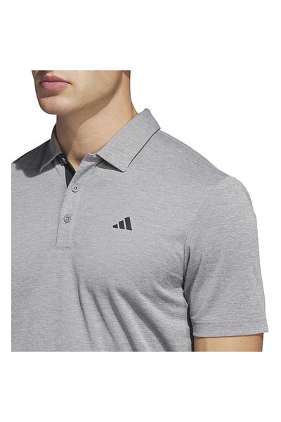 adidas Tričko adidas Poloshirt Performance Drive Heather, šedé, pánské