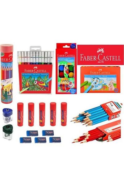 Faber Castell Faber-Castell 666 School Student Paint Set