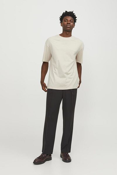 Jack & Jones Jjebradley Tee Ss O-Ausschnitt Noos Moonbeam