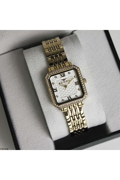 FERRO F40142B Women's Watch with Steel Band