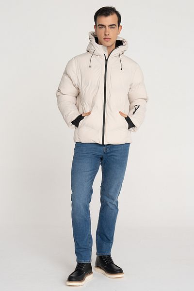 Jack & Jones Ανδρικά παλτό με κουκούλα ανθεκτικά στον άνεμο - Slay