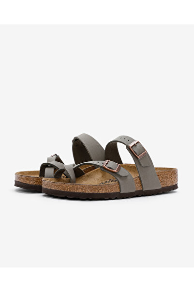 Birkenstock Mayari Bfbc Women's Gray Slippers 071071- Snikstra