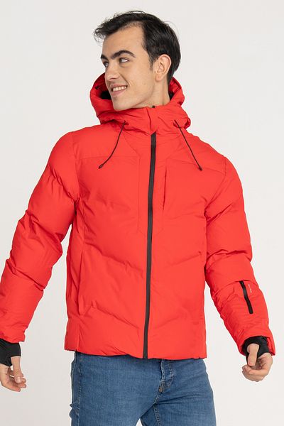 Jack & Jones Men's Wind Resistant Hooded Puffer Coat