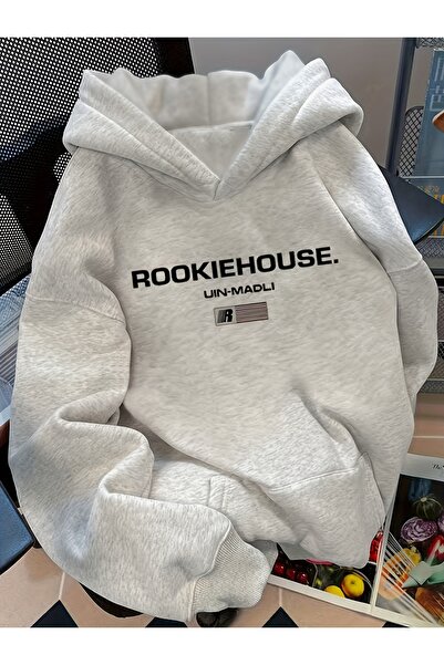 Lider Leather Hanorac imprimat cu glugă - amestec de bumbac și poliester, des...