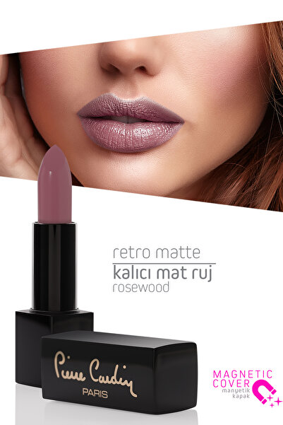 Pierre Cardin Retro Matte Lipstick - Rosewood - 137
