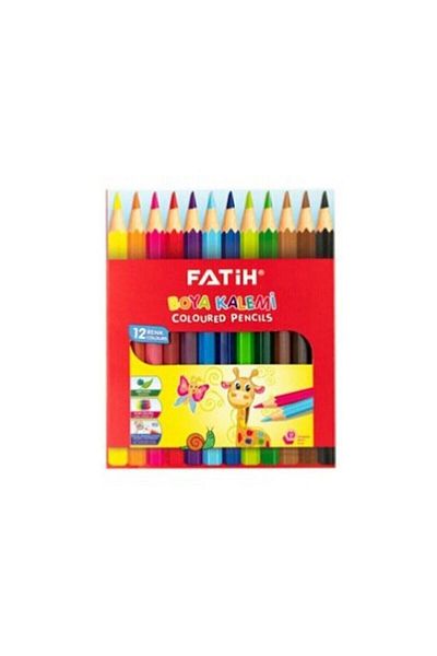 Fatih Dry Paint Pen Half Size 12 Colors 6 Pieces
