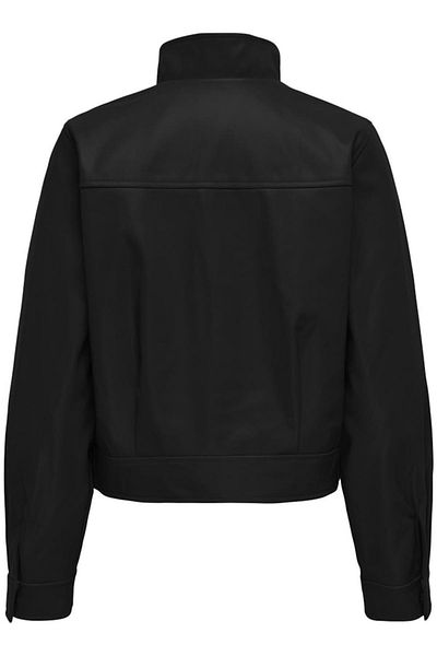 ONLY Onlamber Black Faux Leather Jacket - Cc Otw 15322014