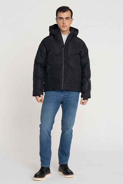 Jack & Jones Men's Wind Resistant Hooded Puffer Coat - Slay
