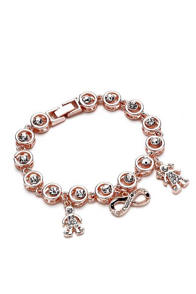Modex Rose Color Infinity Figured Ali Ayşe Bracelet (18cm)