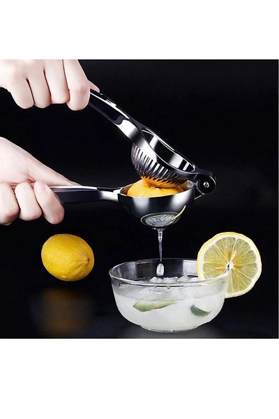 bimbambom Chrome Lemon Orange Citrus Juicer Cocktail Juicer
