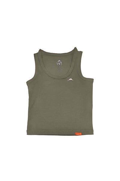 Woolnat Παιδικό εσώρουχο Unisex Χακί Χοντρό Μαλλί Merino