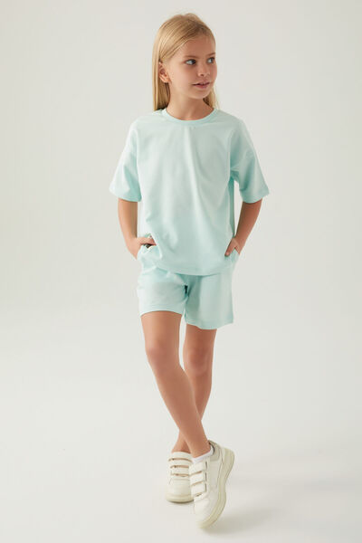 Rolypoly Set pantaloni scurți verzi pentru fete