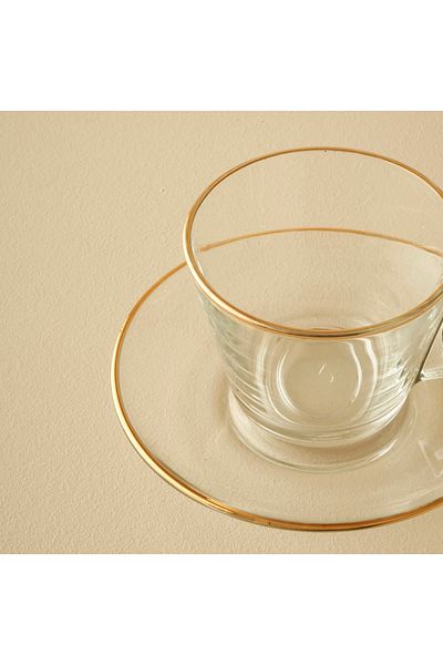 Bella Maison Premium Gold 2-piece Tea Cup Set - 195 cc