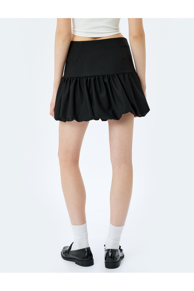 Koton Fleto Cep Detaylı Mini Balon Etek
