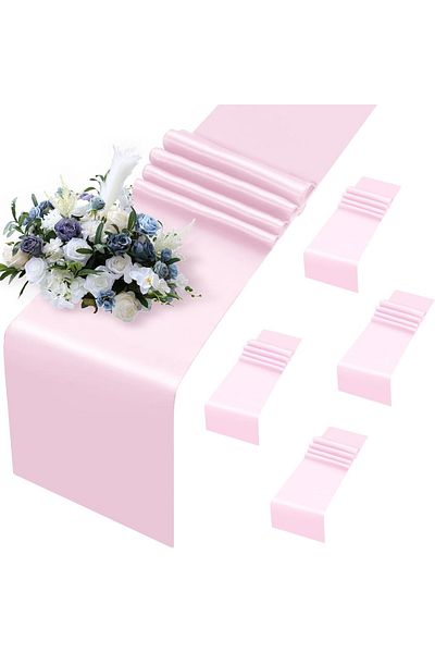EVYA 40x140 cm Γυαλιστερό 100% Satin Runner - Special Day Presentation, Αδιάβροχο American Service