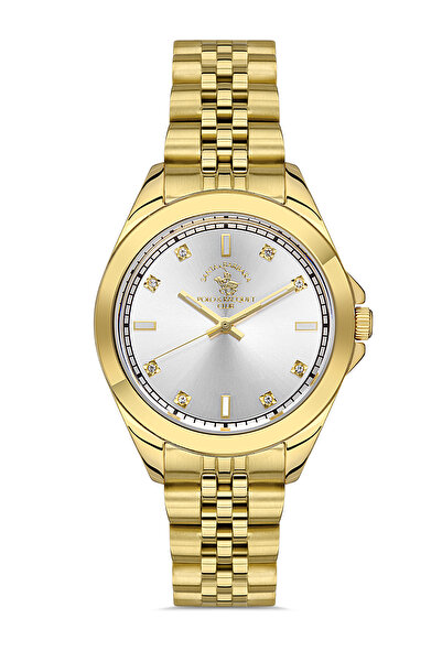 Santa Barbara Polo & Racquet Club SB.1.10473.2 س.ب. ساعة يد نسائية من بولو آن...