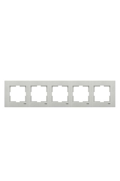 VİKO Viko92190665 Novella Metallic White Quintet Frame