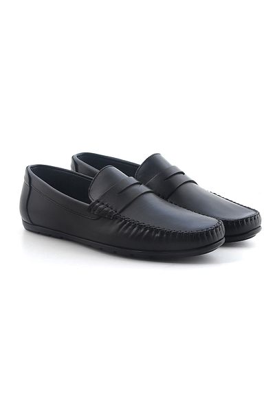 John May Men's Oxford Black Antique Tz-13003 John May Classic Shoes