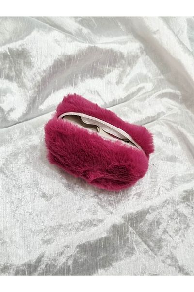 Brassito Women's Coin Purse Plush Color Choice Keychain Stylish Design