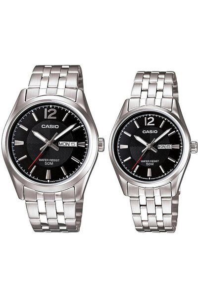 Casio Mtp-Ltp- 1335D-1Avdf Couple Wrist Watch (Woman-Man)