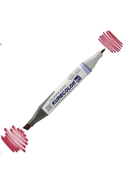 Zig Kurecolor Kc3000 Twin S Marker Pen 268 Deep Red