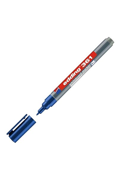 Edding 361 Blue Whiteboard Pen - Fine Tip