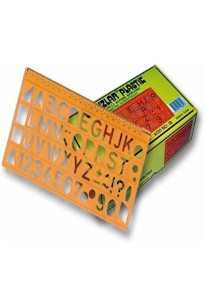Yıldızlar Yayınları Stars Letter Template 22cm Code:28