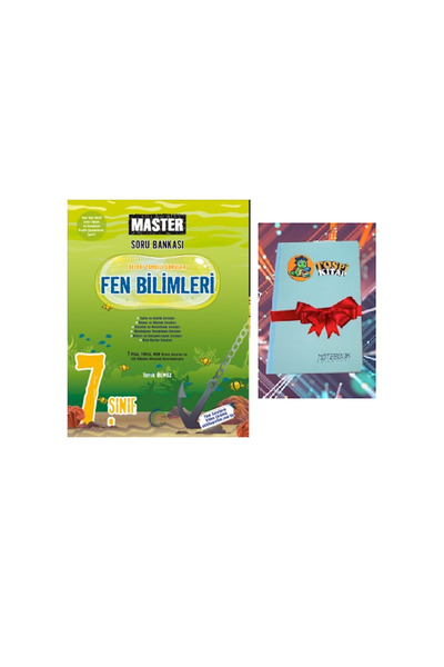 Okyanus Yayınları 7. Sınıf Master FEN BİLİMLERİ Soru Bankası( NOT DEFTERİ HED...