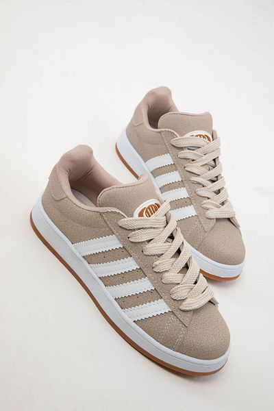 SOHO Beige-weißer Damen-Sneaker 20166