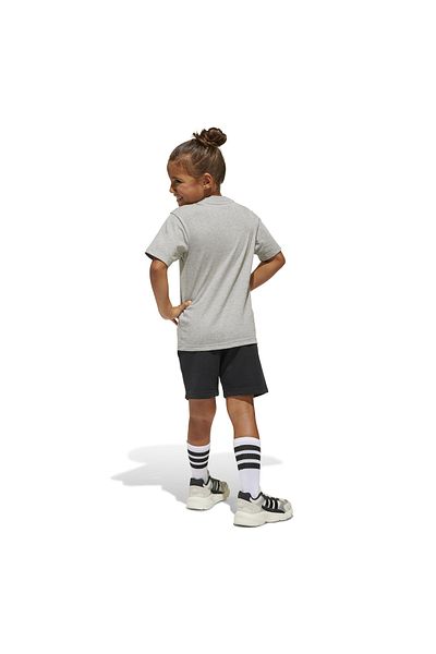 adidas LK LIN T-Set - MGreyh/Λευκό Χρώμα Κωδικοποιημένο