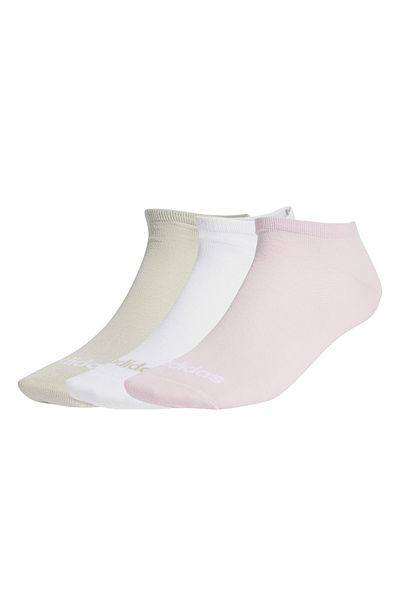 adidas Șosete subțiri liniare fără glezne - 3 perechi