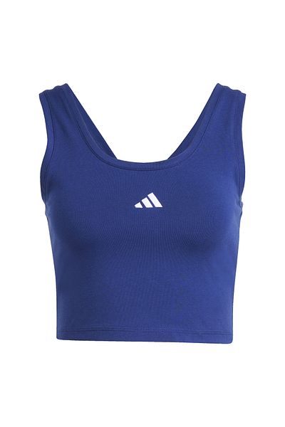 adidas قميص داخلي من القطن ذو شعار صغير من Essentials