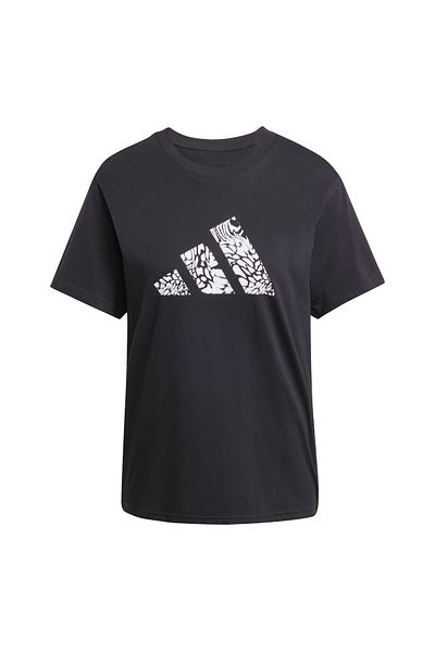 adidas W C CAMO TEE FEKETE
