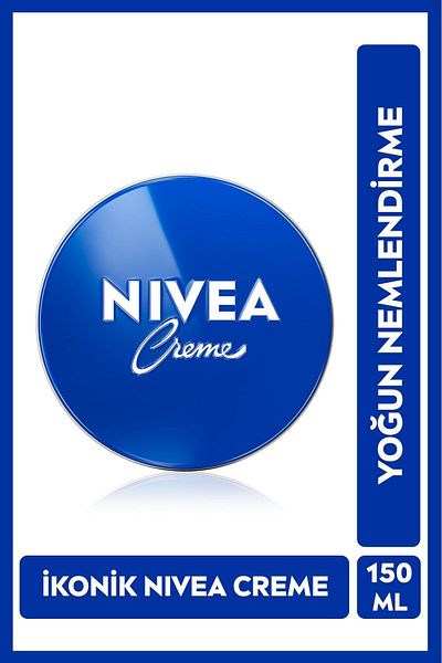 NIVEA Creme 150ml - Hand Face and Body Protection, Soft Skin Feeling, Long-Lasting Intensive Moisturizer
