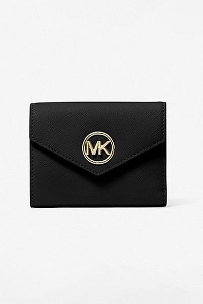 Michael Kors Genuine Leather Carmen Logo Women's Wallet - 34s1gnme6l 001