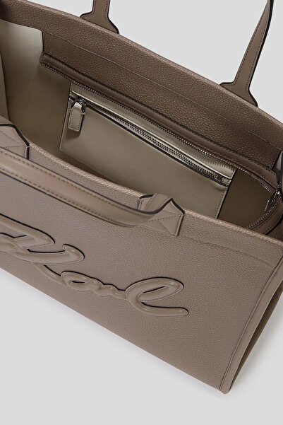 Karl Lagerfeld Grainy K/Square Lg Tote