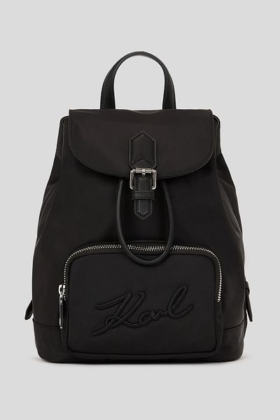 Karl Lagerfeld K/Signature Nylon Flap Bp - Pohodlný strih