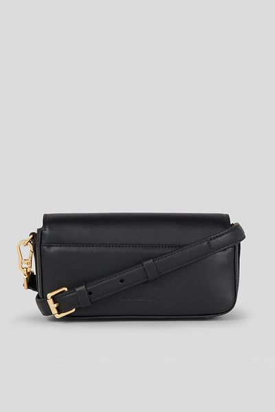 Karl Lagerfeld K/Signature Fan Small Crossbody Black