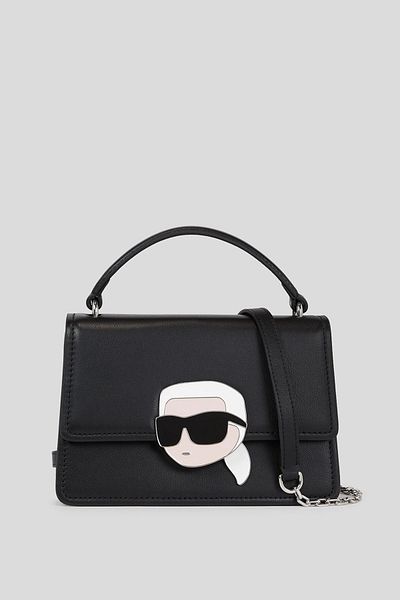 Karl Lagerfeld Handtasche K/Ikonik 2.0 Leather Crossbody Lock
